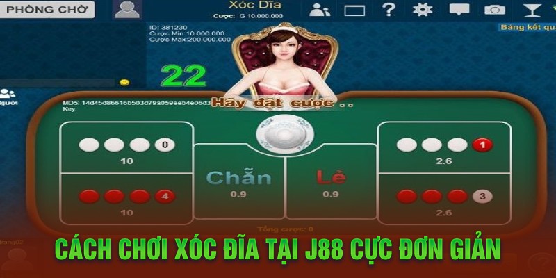 Cách chơi xóc đĩa tại J88 cực đơn giản