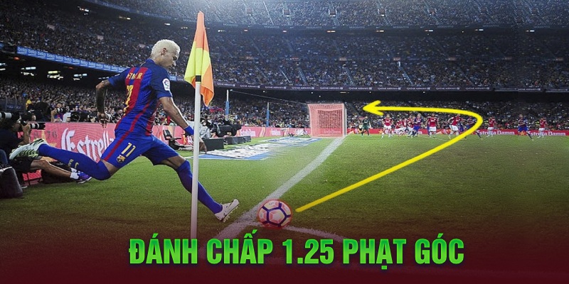 Đánh chấp 1.25 phạt góc 