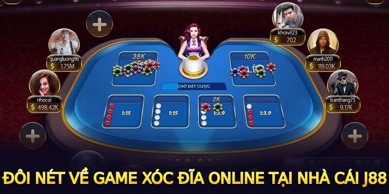 Đôi nét về game xóc đĩa online tại nhà cái J88