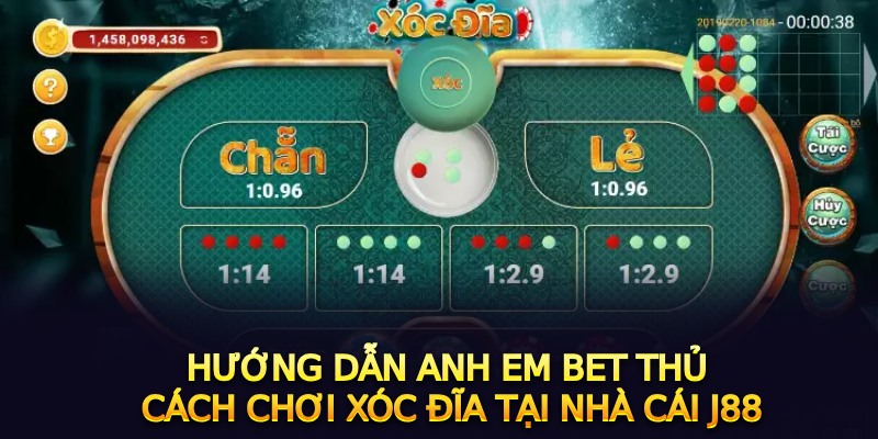 Hướng dẫn anh em bet thủ cách chơi xóc đĩa tại nhà cái J88